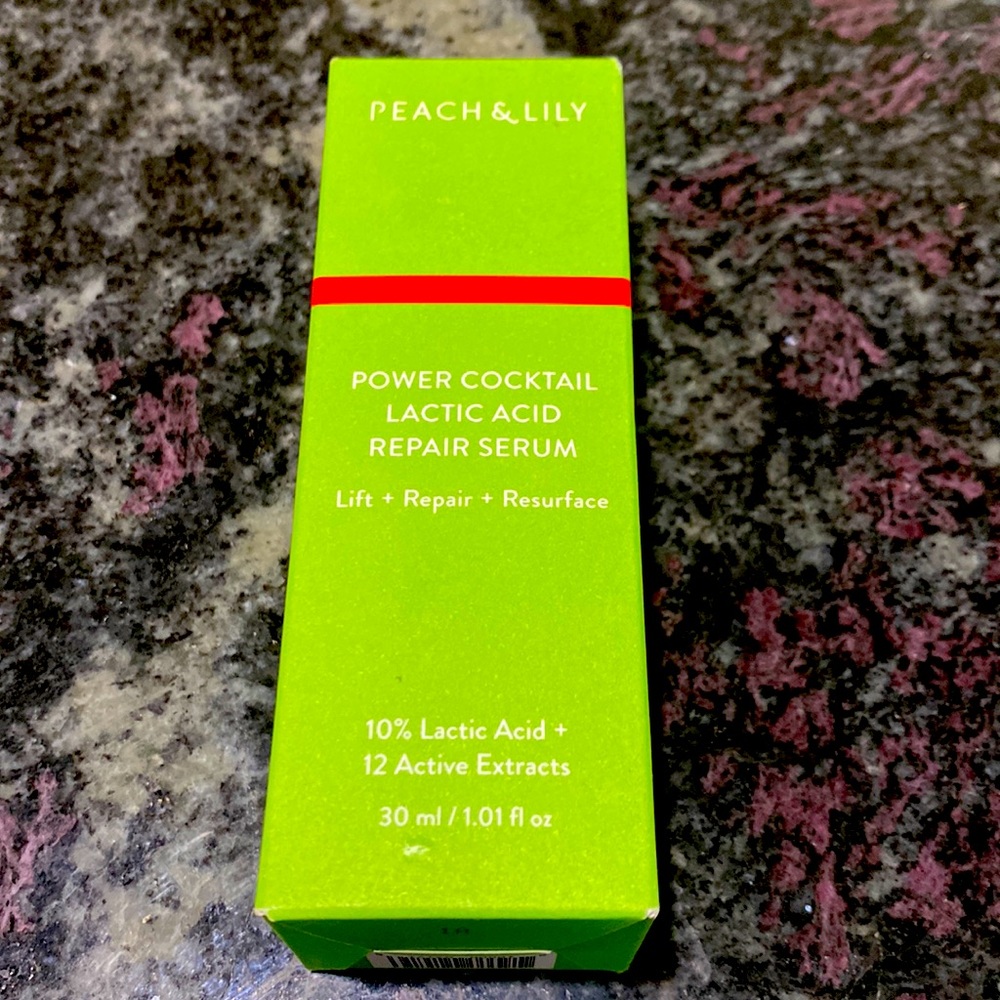 peach and lily lactic acid repair serum